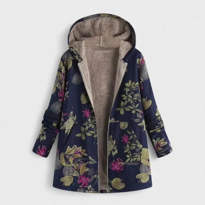 Claudia | Botanical Hooded Parka - Maison Léa &amp; Lou