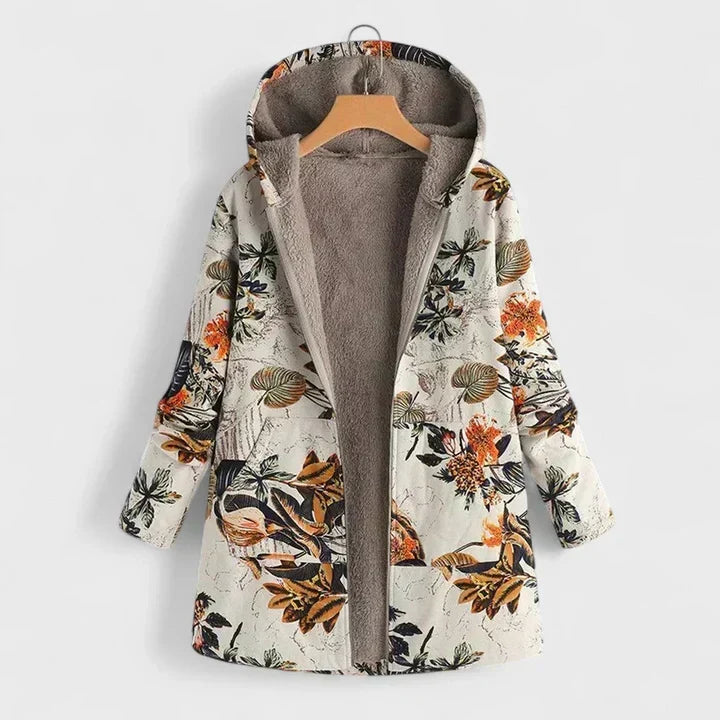 Claudia | Botanical Hooded Parka - Maison Léa &amp; Lou