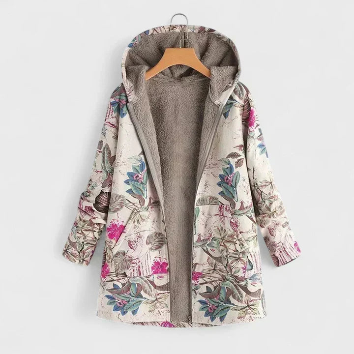 Claudia | Botanical Hooded Parka - Maison Léa &amp; Lou