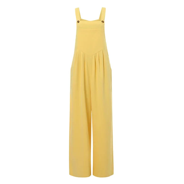 Charlotte™ | Komfortabel Jumpsuit Med brede Bukseben - Maison Léa &amp; Lou