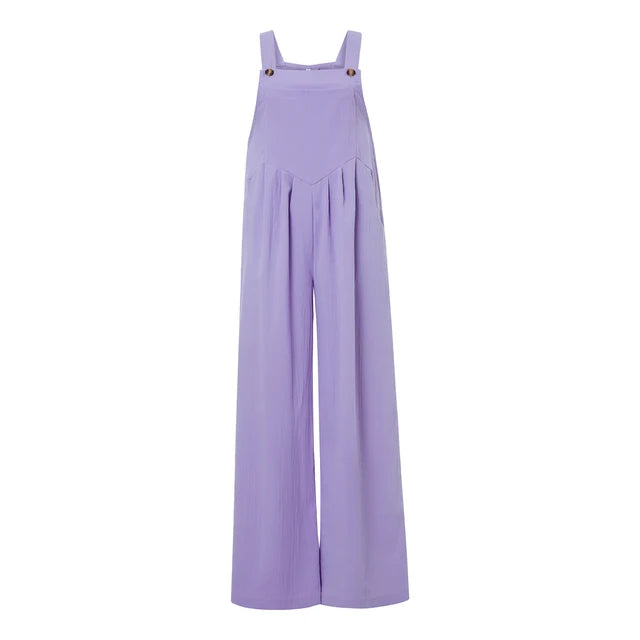 Charlotte™ | Komfortabel Jumpsuit Med brede Bukseben - Maison Léa &amp; Lou