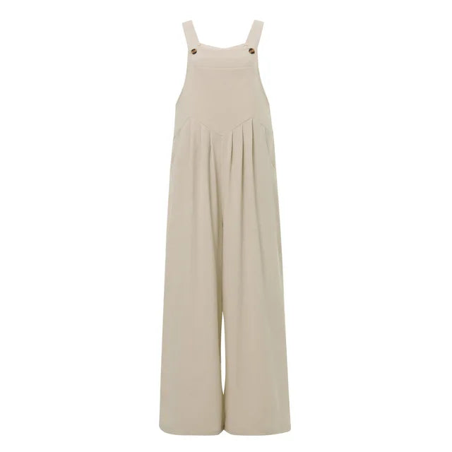 Charlotte™ | Komfortabel Jumpsuit Med brede Bukseben - Maison Léa &amp; Lou