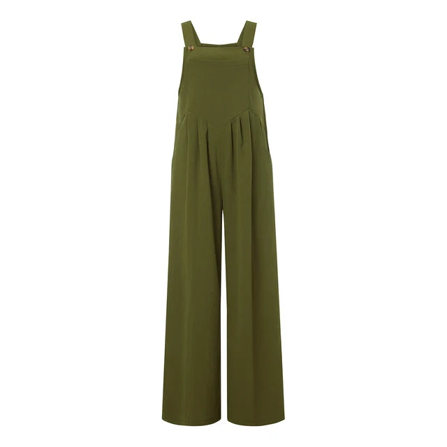 Charlotte™ | Komfortabel Jumpsuit Med brede Bukseben - Maison Léa &amp; Lou