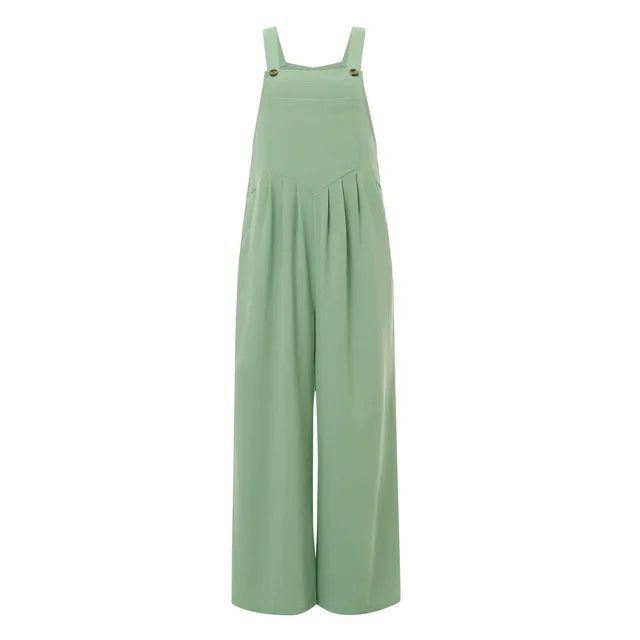 Charlotte™ | Komfortabel Jumpsuit Med brede Bukseben - Maison Léa &amp; Lou