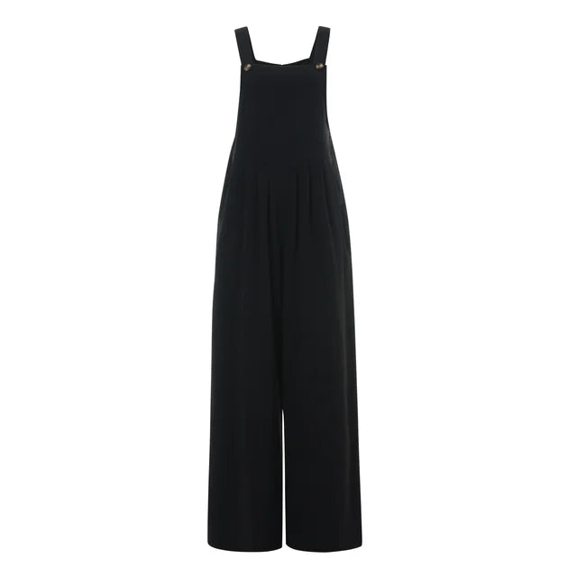 Charlotte™ | Komfortabel Jumpsuit Med brede Bukseben - Maison Léa &amp; Lou