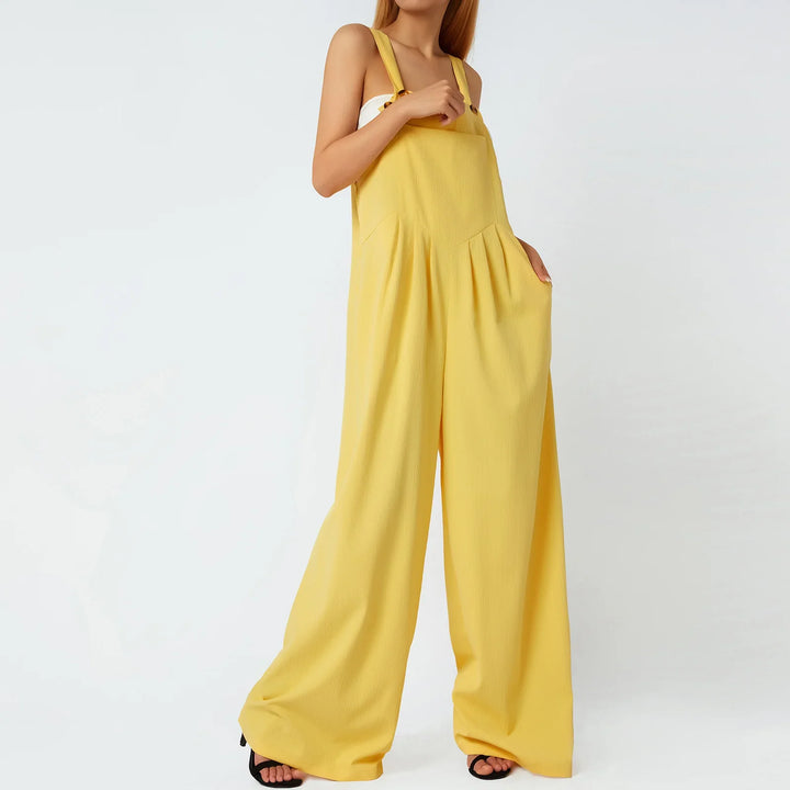 Charlotte™ | Komfortabel Jumpsuit Med brede Bukseben - Maison Léa &amp; Lou