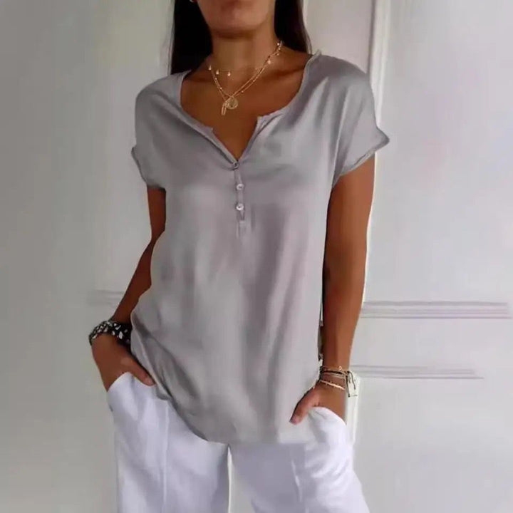 LISE™ | Elegant Basic Top - Maison Léa &amp; Lou