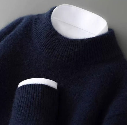 Harrison | Refined Mock-Neck Jumper - Maison Léa &amp; Lou