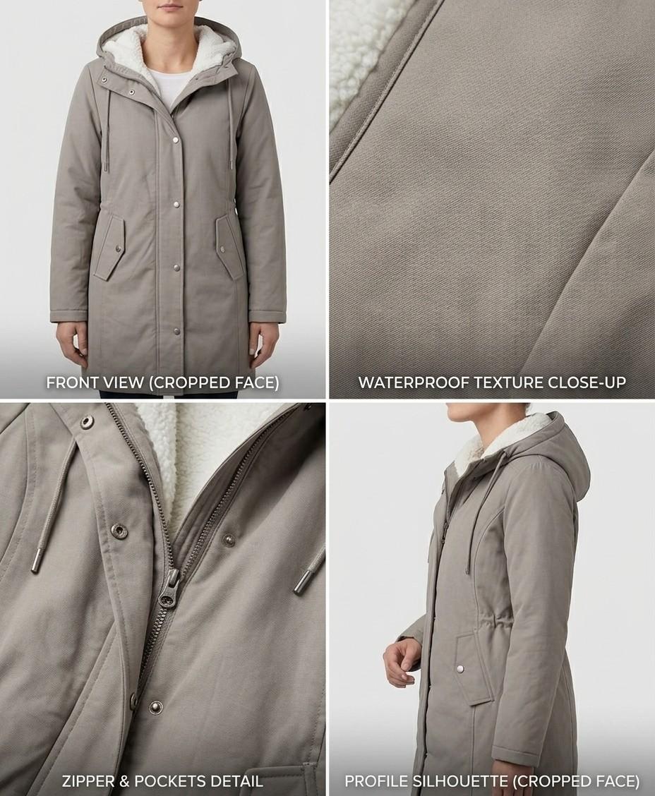 Marjorie™ | Cozy Hooded Weatherproof Coat - Maison Léa &amp; Lou