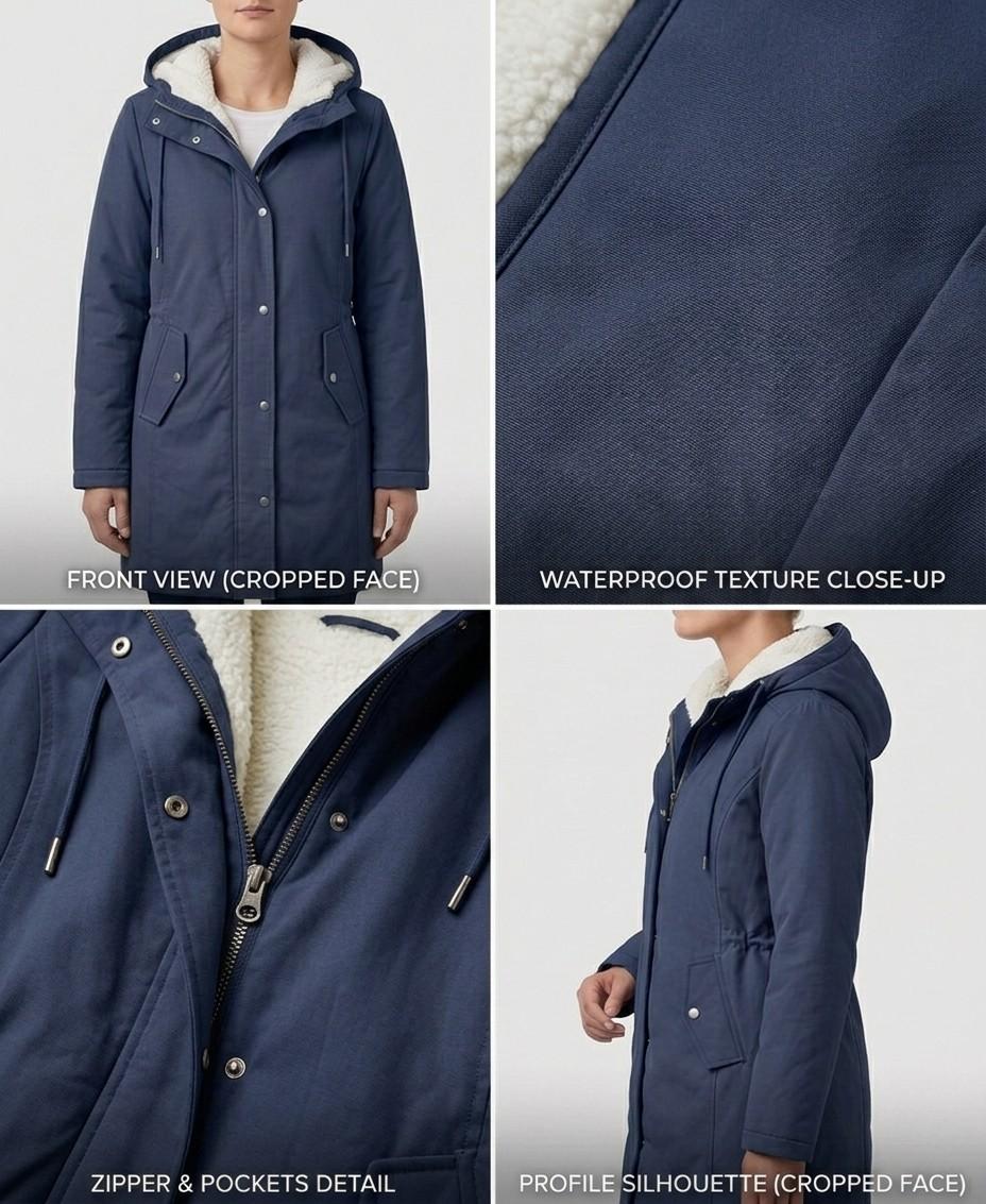 Marjorie™ | Cozy Hooded Weatherproof Coat - Maison Léa &amp; Lou