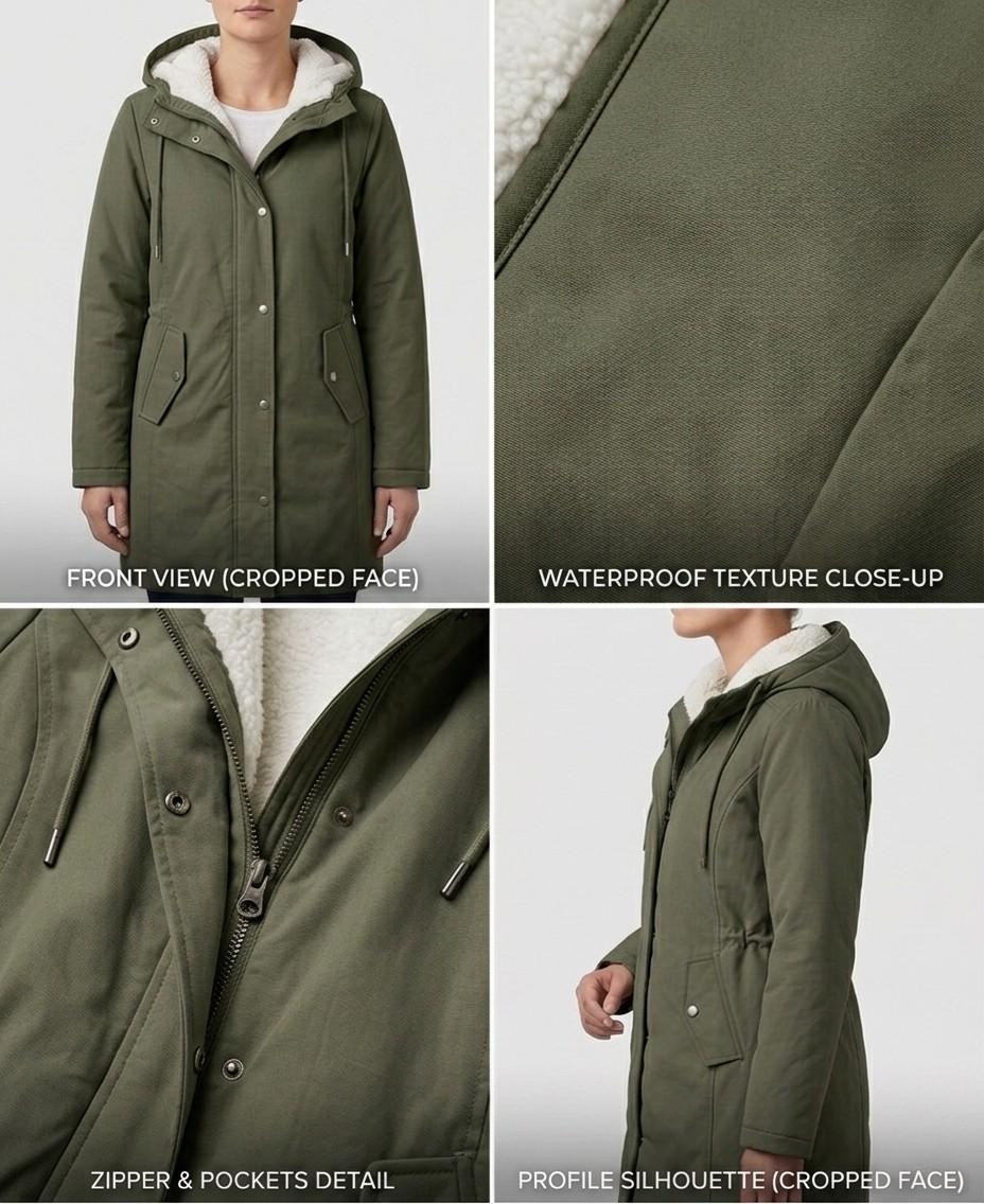 Marjorie™ | Cozy Hooded Weatherproof Coat - Maison Léa &amp; Lou