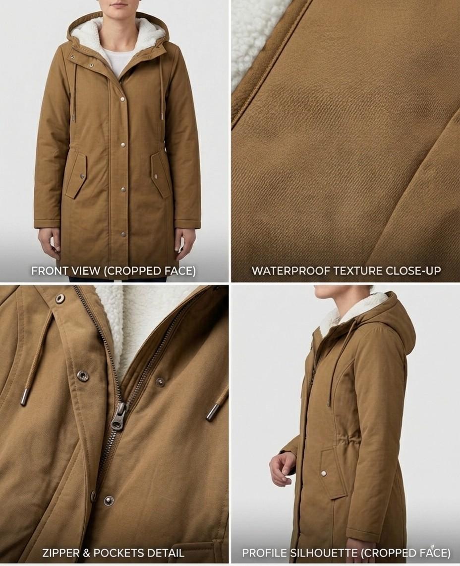 Marjorie™ | Cozy Hooded Weatherproof Coat - Maison Léa &amp; Lou