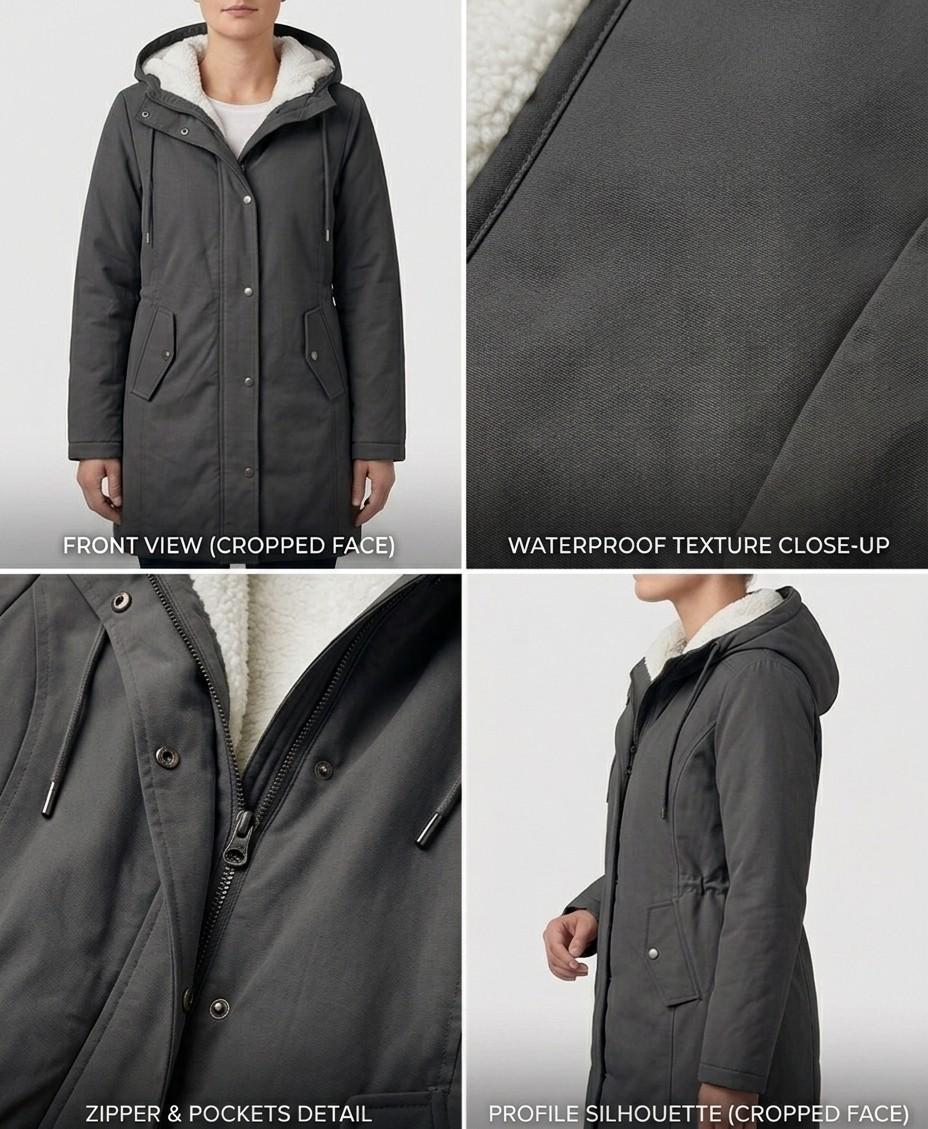 Marjorie™ | Cozy Hooded Weatherproof Coat - Maison Léa &amp; Lou