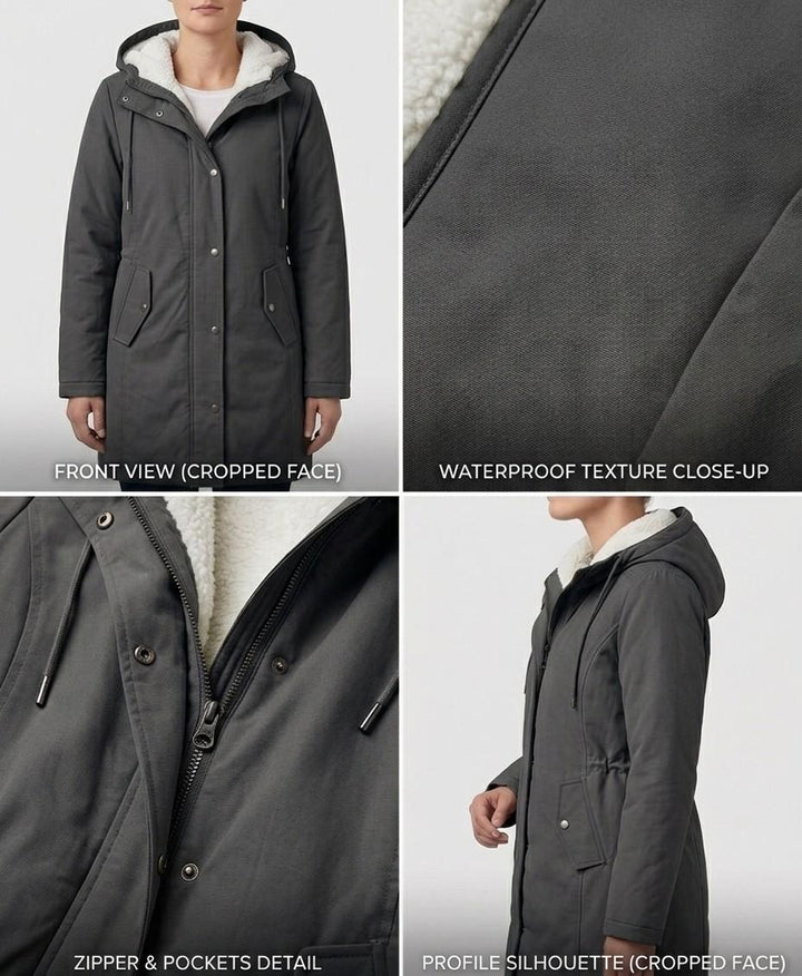 Marjorie™ | Cozy Hooded Weatherproof Coat - Maison Léa &amp; Lou