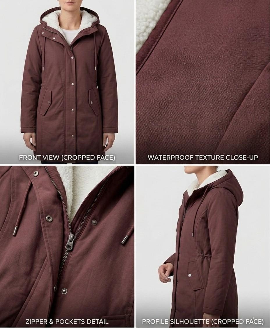 Marjorie™ | Cozy Hooded Weatherproof Coat - Maison Léa &amp; Lou