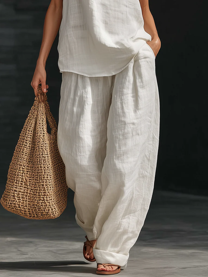 Zoë™ Set senza maniche con pantaloni larghi