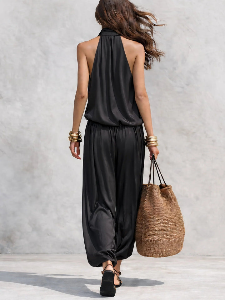 Aurora – Set top senza maniche con collo all&