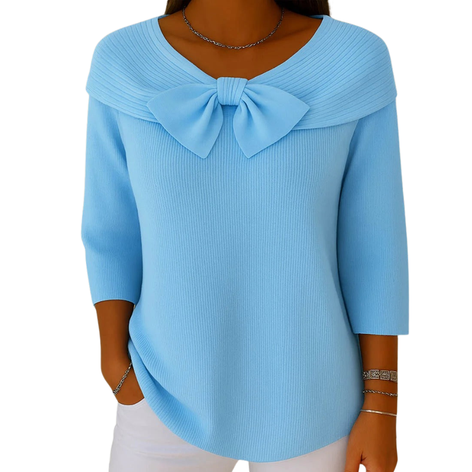 SERENA™ | Classic Bow Sweater - Maison Léa & Lou