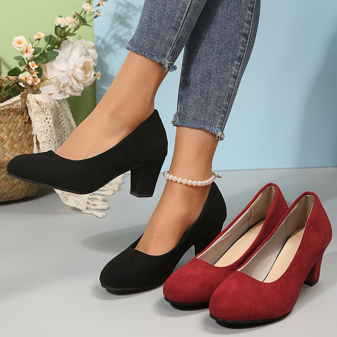 LaureEase™ Wide-Toe Comfort Heels