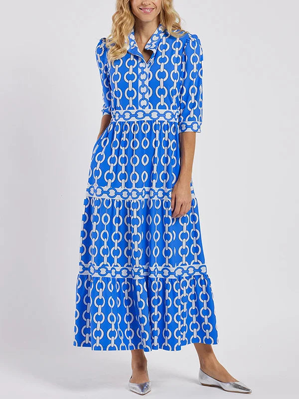 ALYANA™ - Chain Link Midi Dress - Maison Léa &amp; Lou