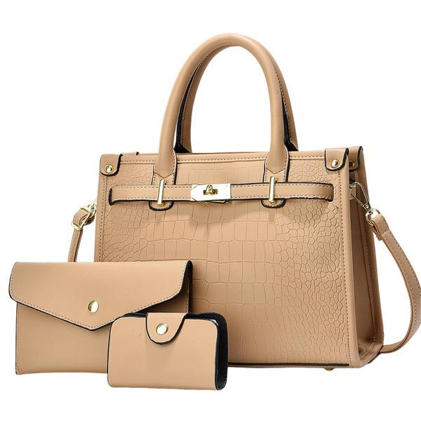 ALENOR™ | Crocodile Large Capacity Handbag Set - Maison Léa &amp; Lou