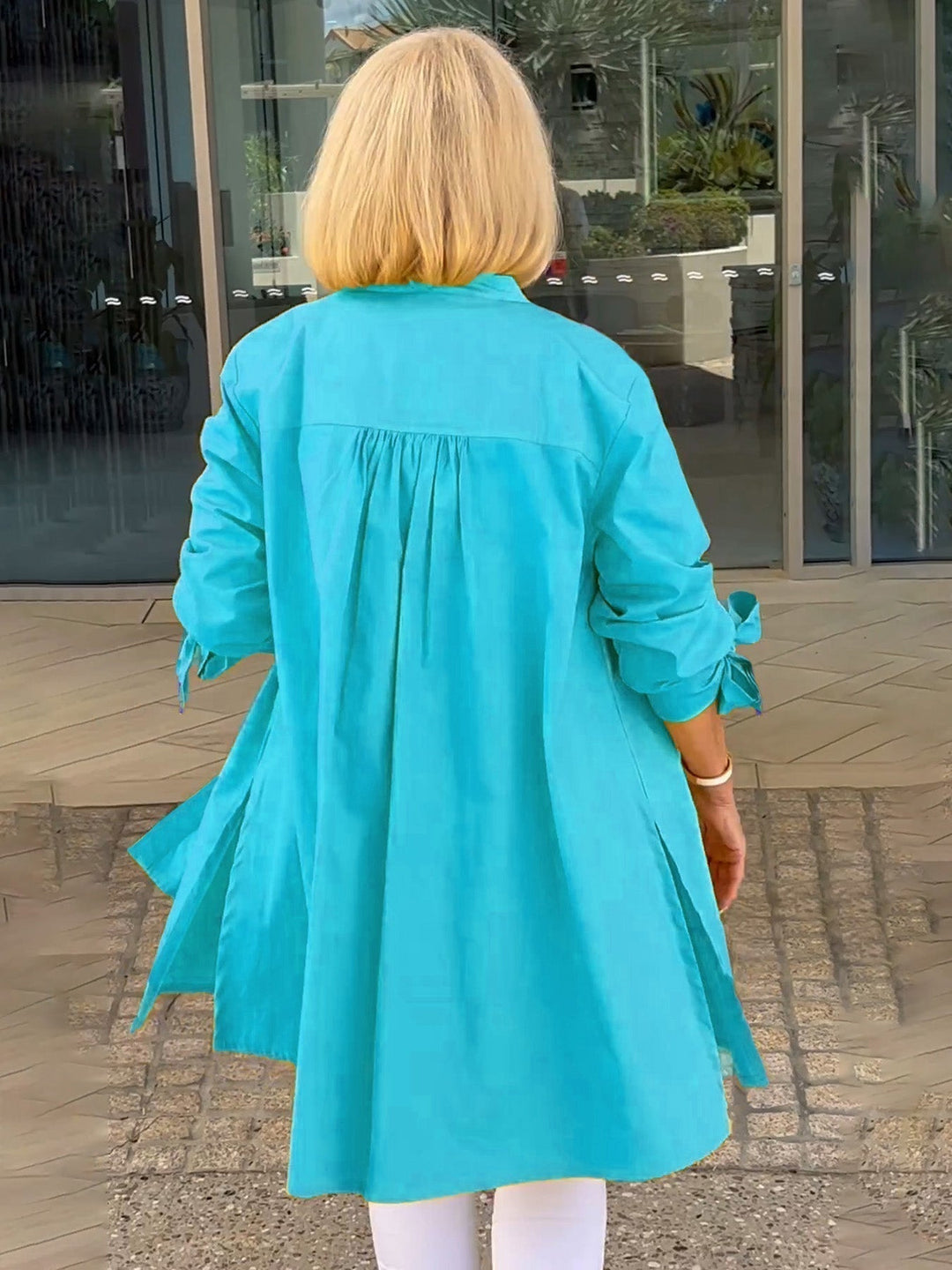 CÉLINA™ - Classy Long Shirt Jacket - Maison Léa &amp; Lou