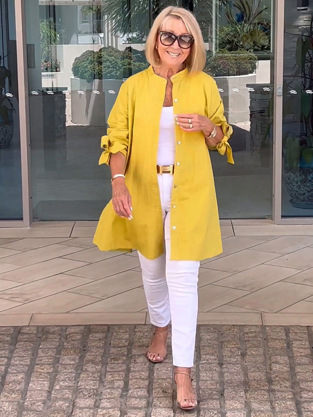 CÉLINA™ - Classy Long Shirt Jacket - Maison Léa &amp; Lou