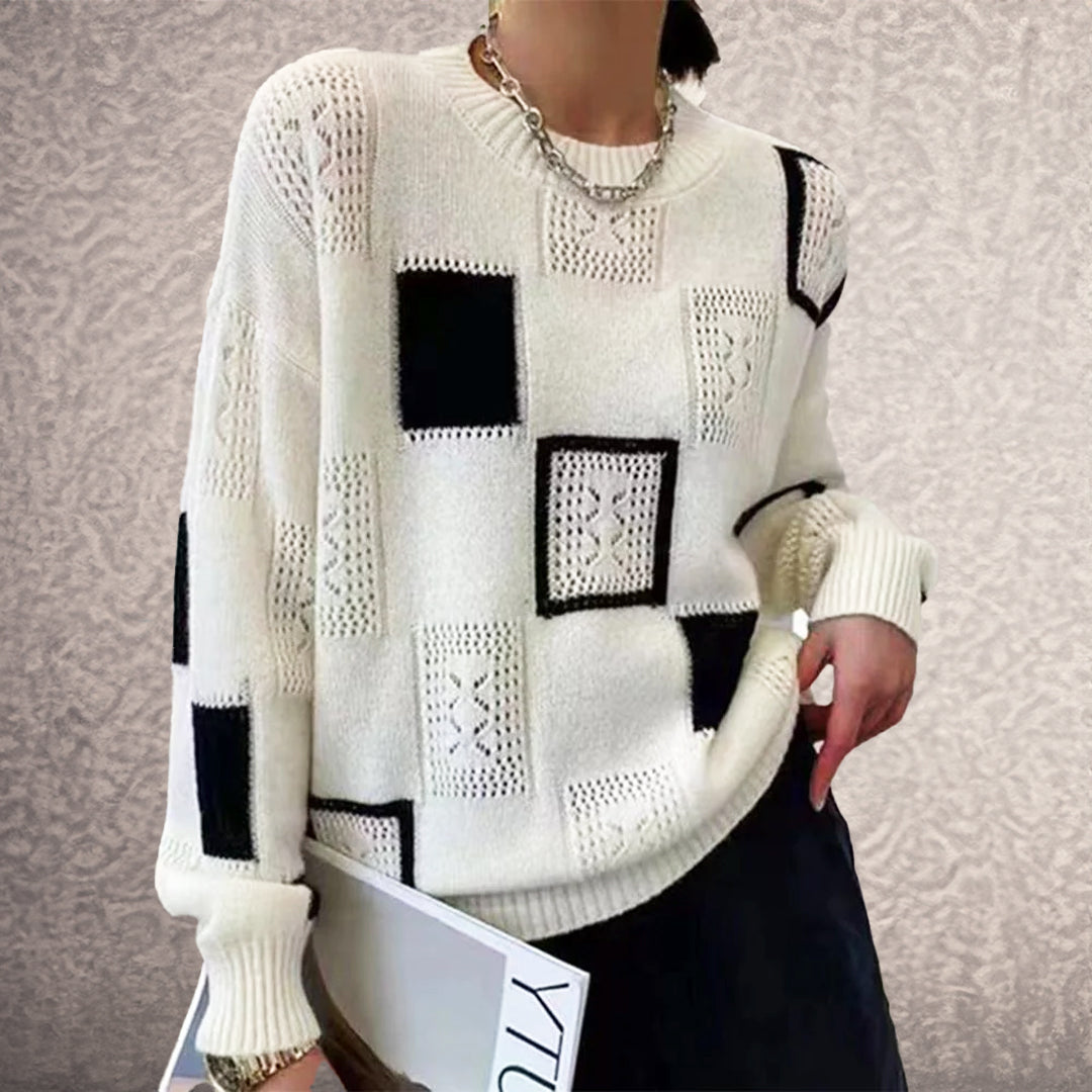 LINA™ - Elegant Knit Sweater - Maison Léa & Lou