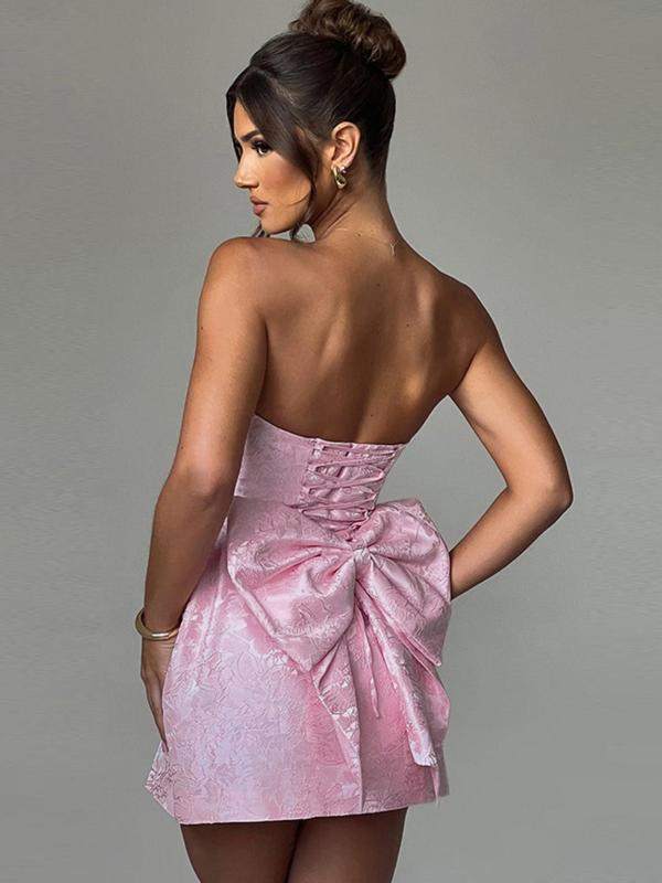 CAROLINE™ - Elegant Strapless A-Line Tube Dress for Summer & Dating - Maison Léa & Lou
