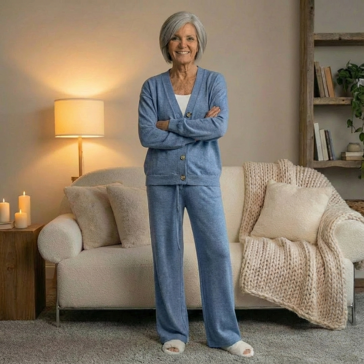 Eliana™ | Button-Knit Lounge Set - Maison Léa &amp; Lou