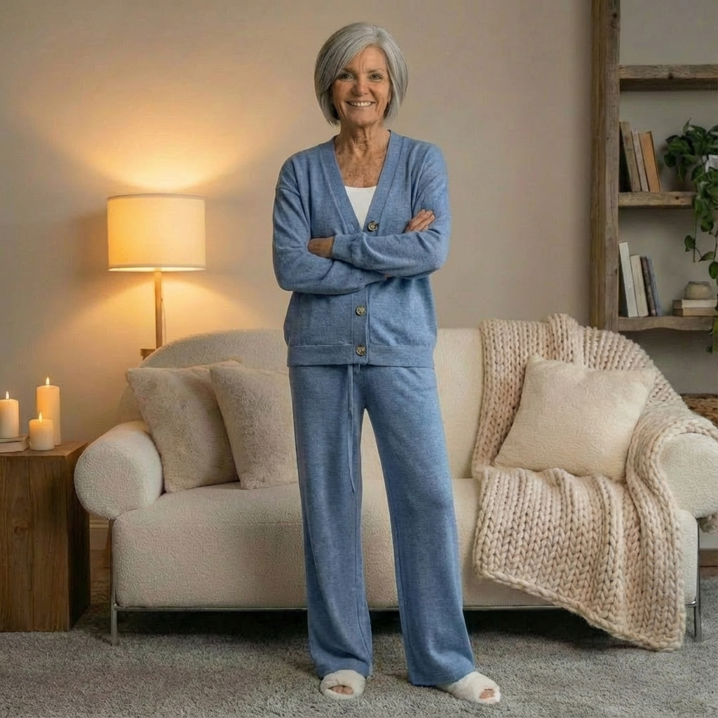 Eliana™ | Button-Knit Lounge Set - Maison Léa &amp; Lou