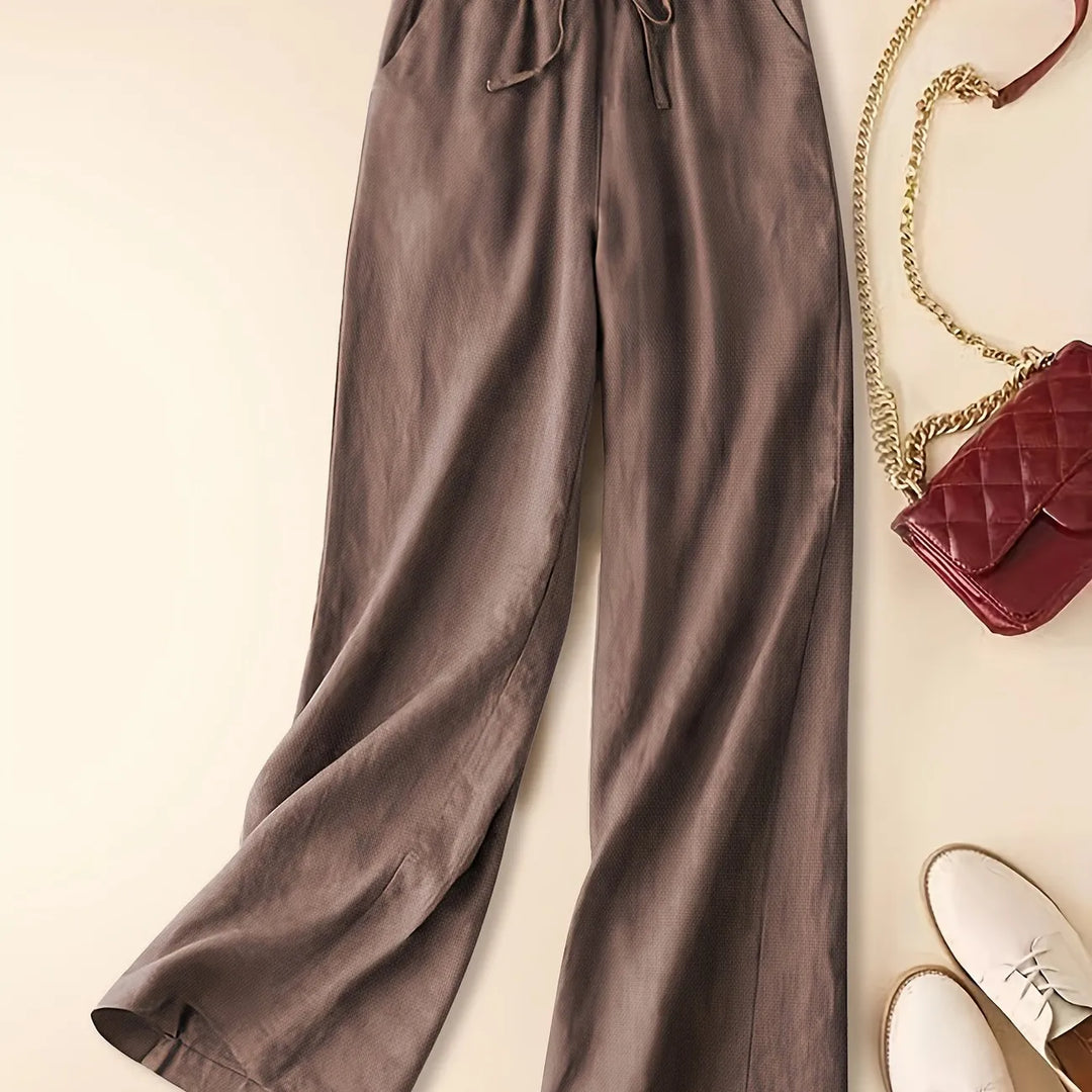 Tina - Pantaloni in Lino Relax