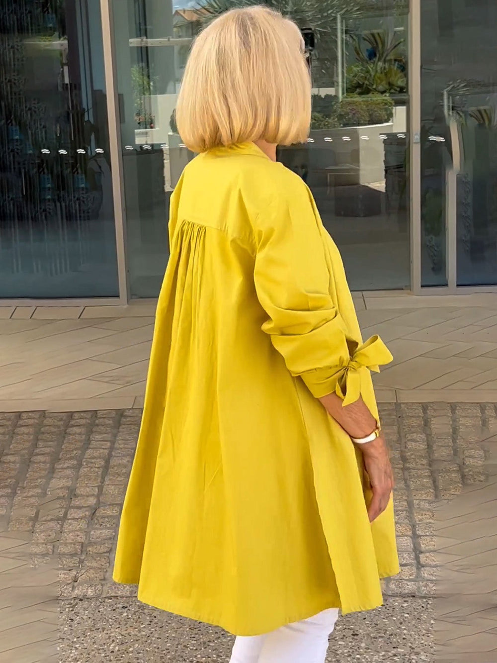 CÉLINA™ - Classy Long Shirt Jacket - Maison Léa & Lou