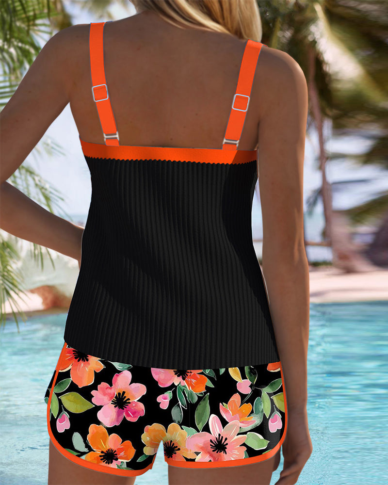 Matilda™ | Two Piece Beach Tankini Pants - Maison Léa & Lou