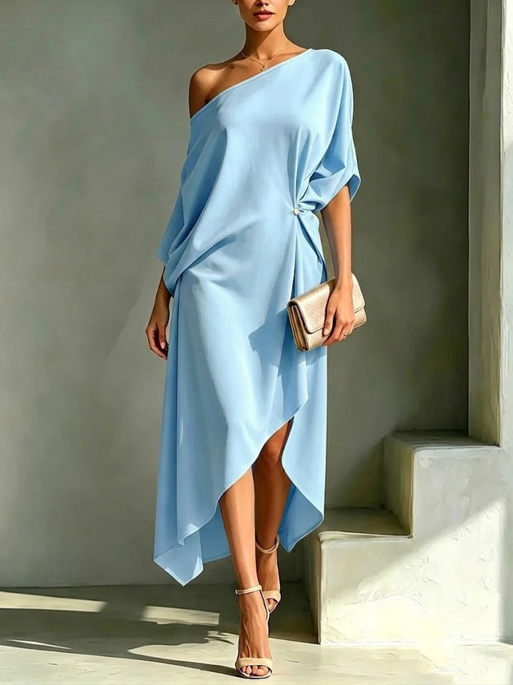 CAMILA™ │ ELEGANT ASYMMETRICAL DRESS - Maison Léa &amp; Lou