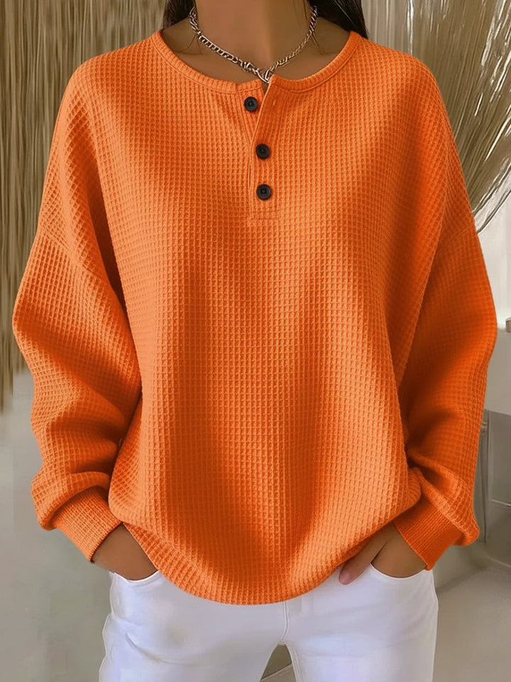 LEAH™  | Stylish Button Sweater - Maison Léa &amp; Lou
