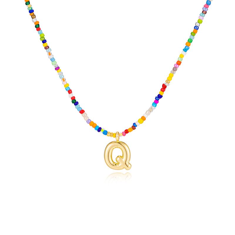 MACY™ - Colorful Bubble Letter Necklace - Maison Léa &amp; Lou