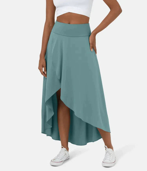 AMELIE™ - Elegant Asymmetric Midi Skirt - Maison Léa & Lou