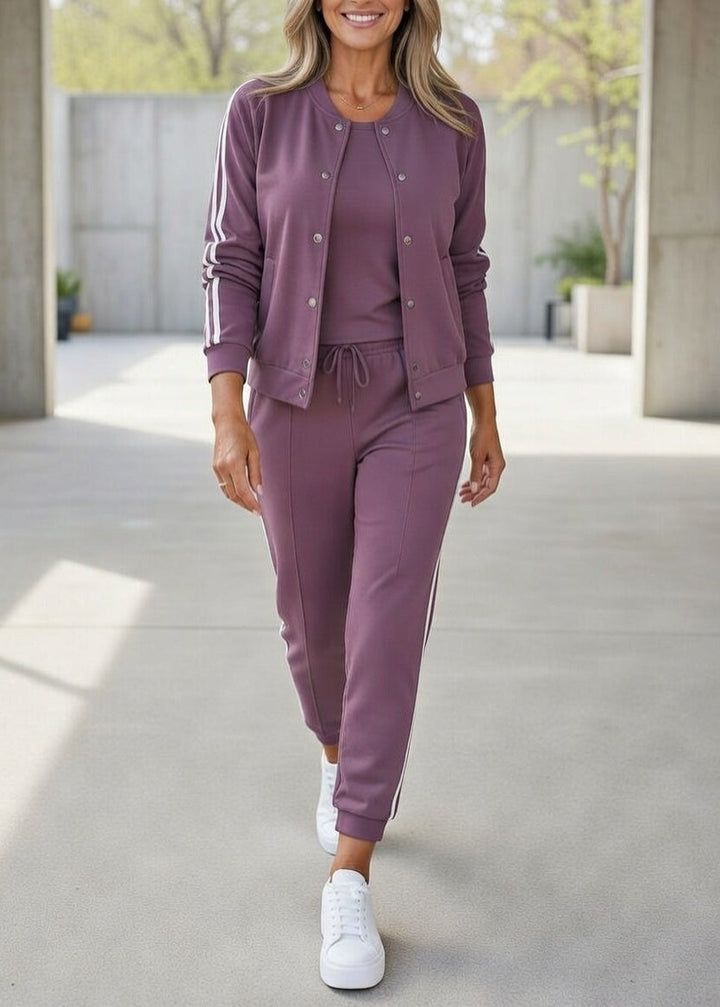 Holly™ | Flattering Three-Piece Lounge Set - Maison Léa &amp; Lou