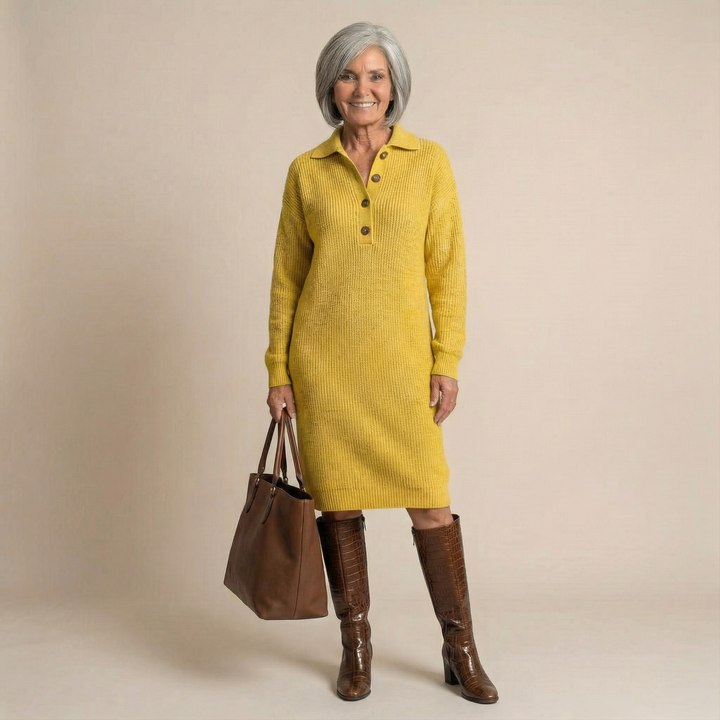Susan™ |  Casual sweater dress - Maison Léa &amp; Lou