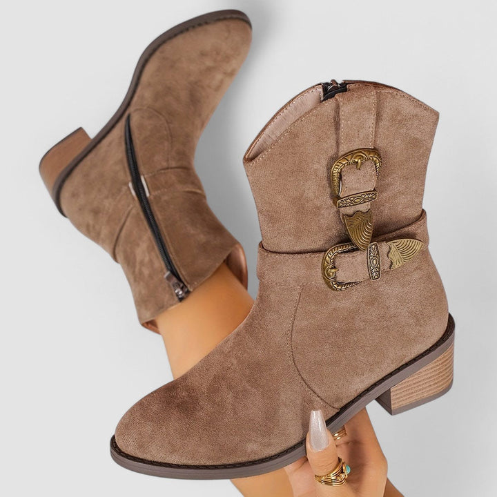 Rosa - Orthopedic Western Boots - Maison Léa &amp; Lou