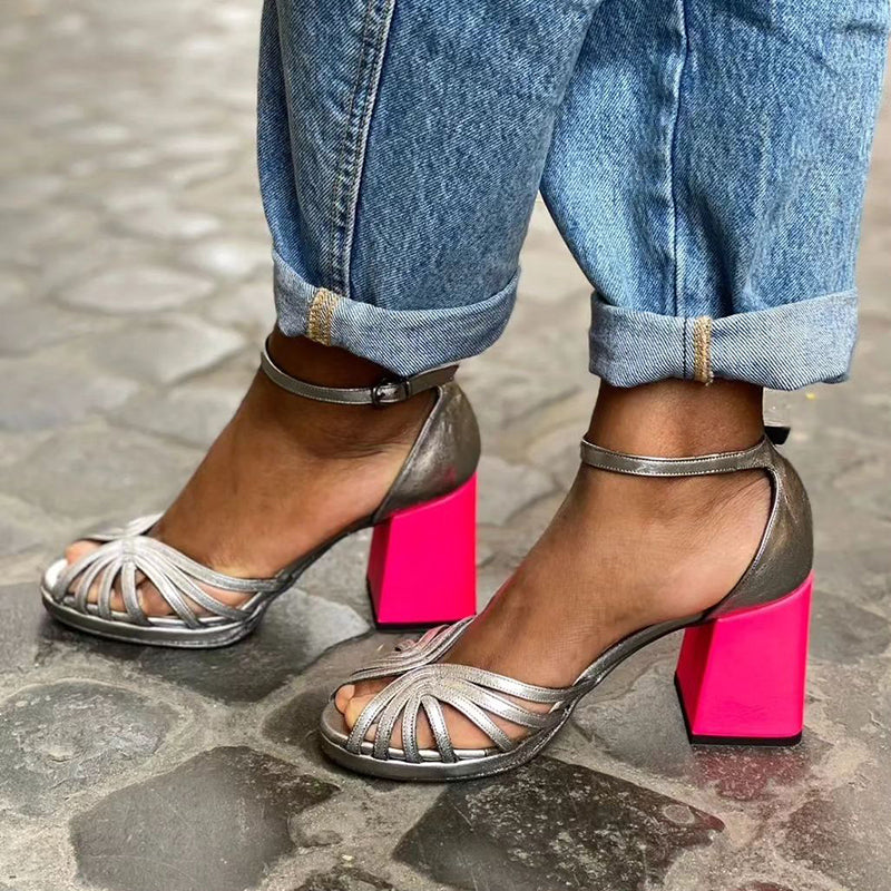 Marcella™ | Sandali con Tacco Lucido