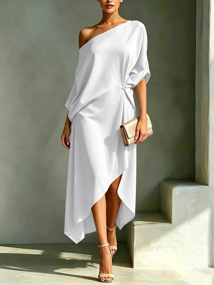 CAMILA™ │ ELEGANT ASYMMETRICAL DRESS - Maison Léa &amp; Lou