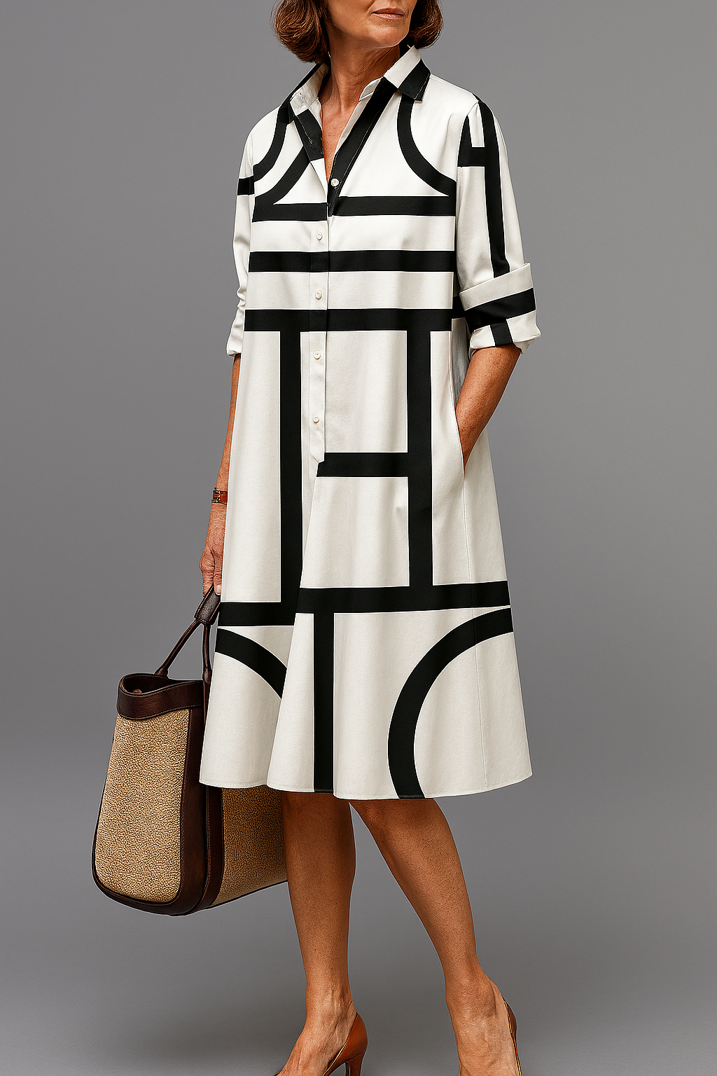 ELLIE™ | STYLISH MIDI DRESS - Maison Léa & Lou