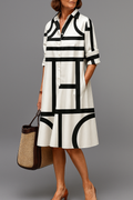 ELLIE™ | STYLISH MIDI DRESS - Maison Léa & Lou