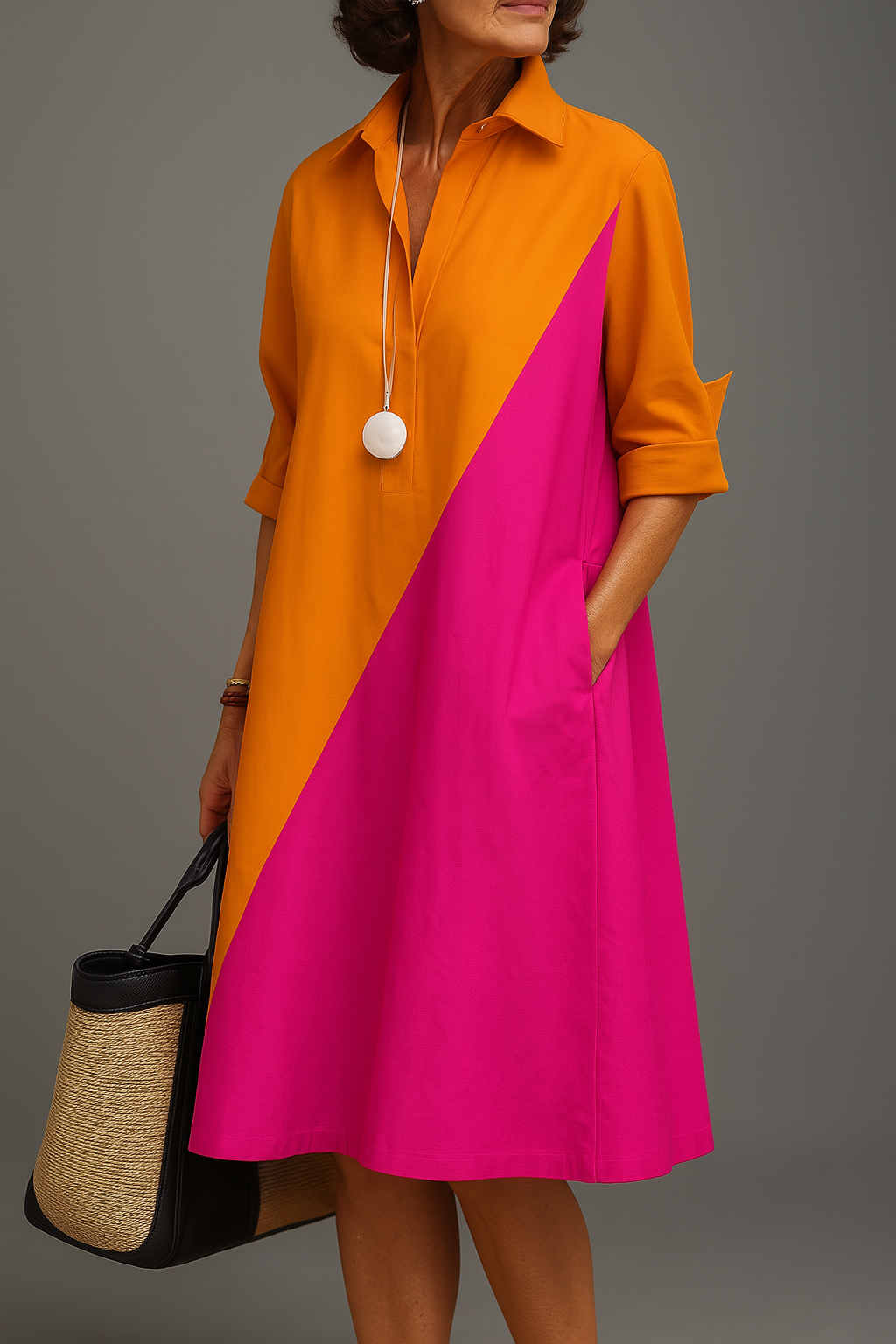 KAYLA | ELEGANT MIDI DRESS - Maison Léa & Lou