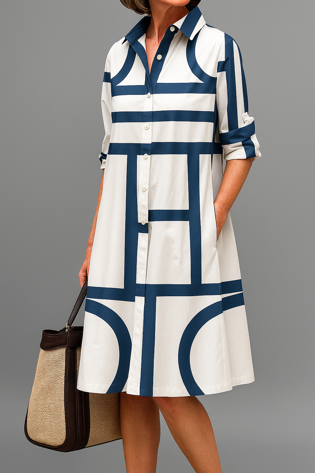 SIENA™ | SOPHISTICATED MIDI DRESS - Maison Léa & Lou