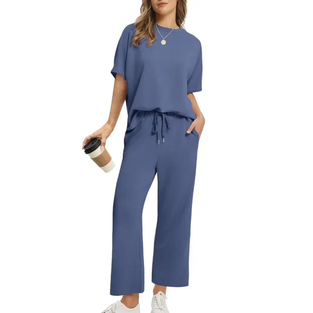 Brisa™ - Comfortable Wide Leg Set - Maison Léa & Lou