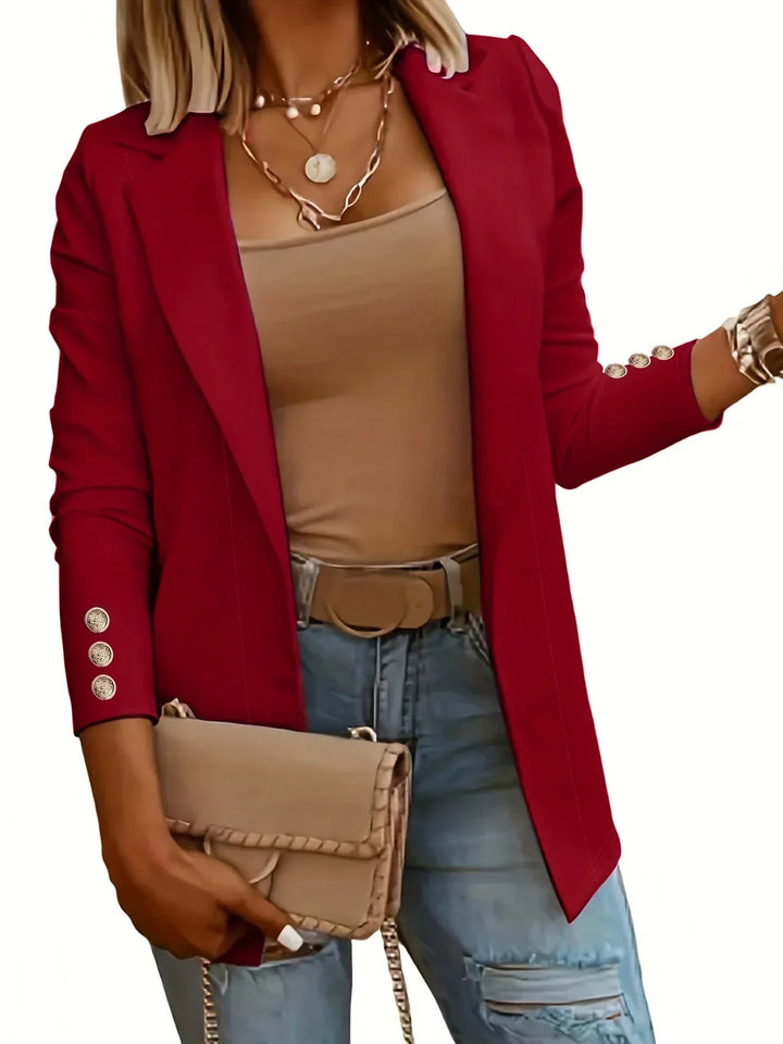 EMMA™ - Chic Open Front Jacket - Maison Léa &amp; Lou