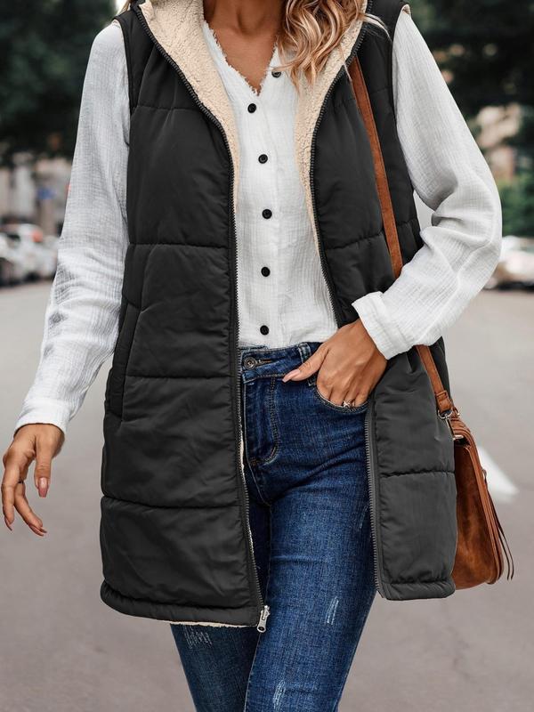 LUCY™ - Cozy Sleeveless Woven Jacket with Hood for Winter Wear - Maison Léa &amp; Lou